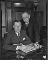 Aleck Curlett and Dwight W. Stephenson, Los Angeles, 1936