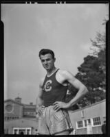 Adrian Davis, Compton Junior College discus thrower, 1936