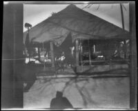 Tent at a Boy Scout Rally in Griffith Park, Los Angeles, about 1933