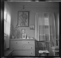 H. H. West Jr.'s bedroom at 2223 Griffin Avenue, Los Angeles, 1942