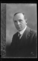 Portrait photograph of H. H. West by society photographer Albert Witzel, Los Angeles, circa 1917