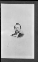 George Miller West, father of the photographer H. H. West, original photo about 1860
