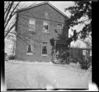 Lemberger home in the snow, Burlington, 1917