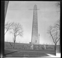 Bunker Hill Monument with statue of Col. William Prescott in front, Boston, 1914