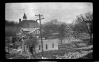 Bird's-eye view of a town en route to Mount Vernon, Washington, D.C. vicinity, 1914