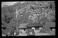 Checking station at the south entrance to Zion National Park, 1942