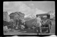 Campsite near Hilton Creek, Mammoth Lakes vicinity, about 1920