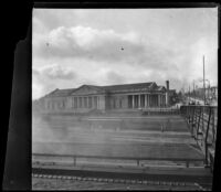 Burlington Station, viewed from across the tracks, Omaha, 1900