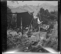 H. H. West's campsite, Inyo County vicinity, about 1930