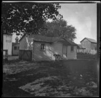 Shed on the West family's former property, Red Oak, 1900