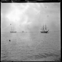 Ships in San Francisco Bay, San Francisco, 1898