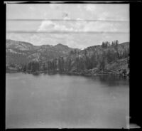 View looking across Silver Lake, June Lake vicinity, 1914