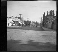 View looking north along North Carson Street, Carson City, 1913