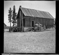 Mono Mills store, viewed from the side, Mono Lake vicinity, 1913