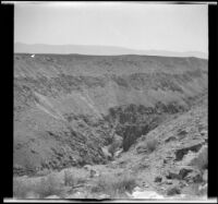 Owens River Gorge, viewed from the side of a road, Bishop vicinity, 1913
