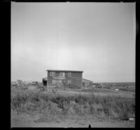 Former clubhouse of the Christopher Gun Club as viewed from the road, Orange County, 1937