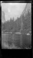 El Capitan and the Merced River, viewed from the valley floor, Yosemite National Park, about 1923