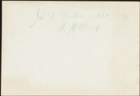 Handwritten description for a photographic print of the Yreka jail