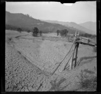 Remains of an old reservoir built by George M. West and associates, Yreka, 1898