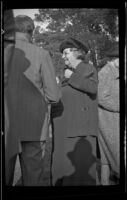 Woman at the Iowa Picnic in Lincoln Park, Los Angeles, 1939