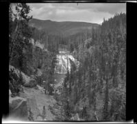 Gibbon Falls, viewed from the south, Yellowstone National Park, 1942