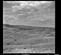 Portneuf River flowing through the valley, Pocatello vicinity, 1942