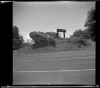 Black Bart Rock, Mendocino County vicinity, 1942