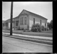 First George M. West family residence in Los Angeles, viewed at an angle, Los Angeles, 1941