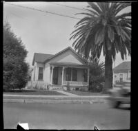 Former residence of the Ambrose and Keyes families, viewed from the east, Los Angeles, 1936