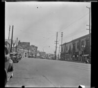 View looking down North Broadway towards Avenue 22, Los Angeles, 1936