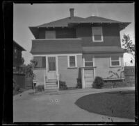Rear view of the Brown's home, Los Angeles, about 1900