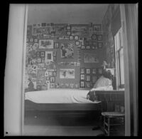 H. H. West's bedroom, Los Angeles, about 1900