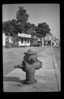 Fire hydrant on San Fernando Road, Los Angeles, 1939