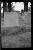 Gravestone of William P. Mead, Los Angeles, 1939