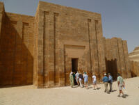 Entrance gateway in the Step Pyramid complex at Saqqara