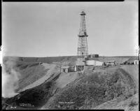 Standard Oil Co. oil derrick "No. 34, 29 J" at Kettleman Hills, Kings County, 1931