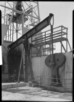 Oil well machinery, California, 1930-1939