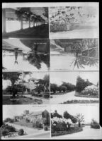 Eight postcard views of Santa Monica, circa 1911-1923