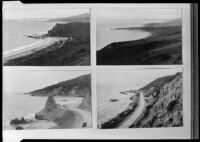 Views of the coastline of Santa Monica Bay, 1910-1930