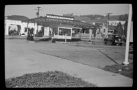 Service station visited by H. H. West and company en route to Santa Barbara, Ventura, 1945
