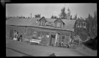 Trading post at Circle Hot Springs, viewed from across the road, Circle vicinity, 1946