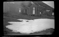 Cabins standing at Camp Eielson, Denali National Park and Preserve, 1946