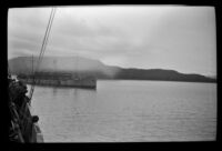 Standard Oil Company tanker, J. H. McEachern, sailing through Port Valdez, Valdez, 1946