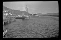 Waterfront of Ketchikan, viewed from the deck of the Aleutian, Ketchikan, 1946