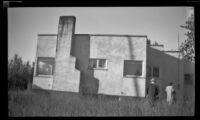 Simeon Oliver's house, viewed from the side, Anchorage, 1946