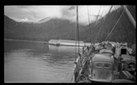 Aleutian approaching Orca, Cordova vicinity, 1946