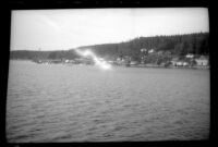 Juneau waterfront, viewed from a distance, Juneau, 1946