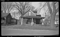 Old Clapp property, viewed from the front, Red Oak, 1946