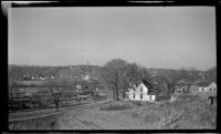 View of Red Oak from atop a hill, Red Oak, 1946