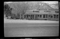 Store at Olancha, viewed from the road, Olancha, 1947